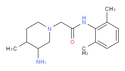 2-(3-amino-4-methylpiperidin-1-yl)-N-(2,6-dimethylphenyl)acetamide