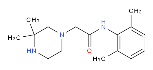 N-(2,6-dimethylphenyl)-2-(3,3-dimethylpiperazin-1-yl)acetamide