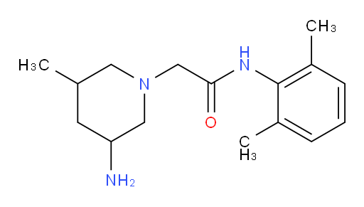 2-(3-amino-5-methylpiperidin-1-yl)-N-(2,6-dimethylphenyl)acetamide