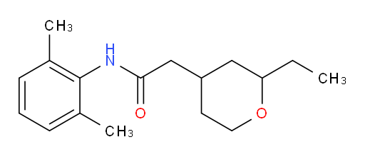 N-(2,6-dimethylphenyl)-2-(2-ethyltetrahydro-2H-pyran-4-yl)acetamide