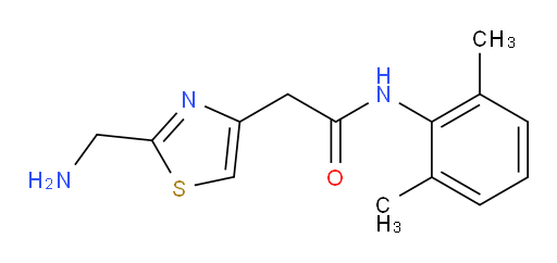 2-(2-(aminomethyl)thiazol-4-yl)-N-(2,6-dimethylphenyl)acetamide