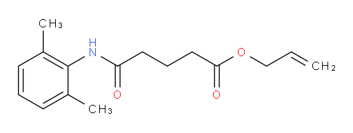 allyl 5-((2,6-dimethylphenyl)amino)-5-oxopentanoate