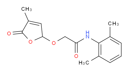 N-(2,6-dimethylphenyl)-2-((4-methyl-5-oxo-2,5-dihydrofuran-2-yl)oxy)acetamide