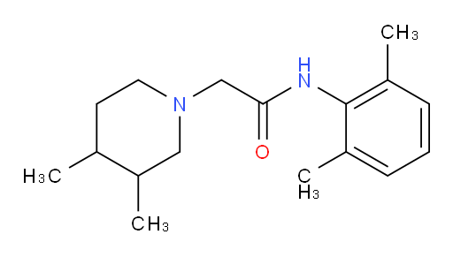 N-(2,6-dimethylphenyl)-2-(3,4-dimethylpiperidin-1-yl)acetamide