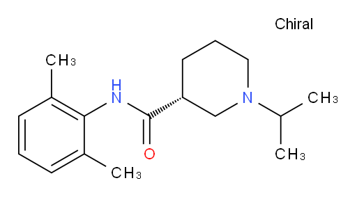 (R)-N-(2,6-dimethylphenyl)-1-isopropylpiperidine-3-carboxamide