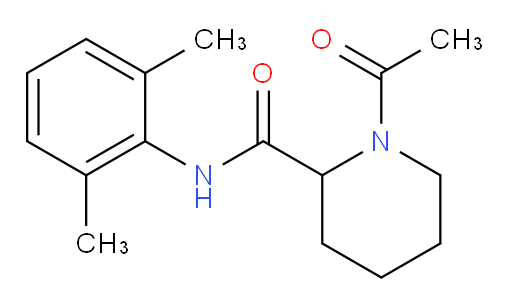 1-acetyl-N-(2,6-dimethylphenyl)piperidine-2-carboxamide