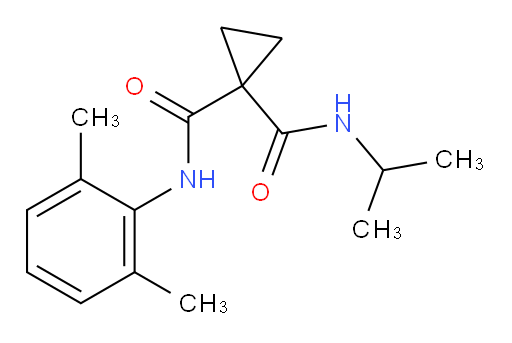 N-(2,6-dimethylphenyl)-N-isopropylcyclopropane-1,1-dicarboxamide