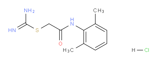 2-((2,6-dimethylphenyl)amino)-2-oxoethyl carbamimidothioate hydrochloride