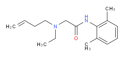 2-(but-3-en-1-yl(ethyl)amino)-N-(2,6-dimethylphenyl)acetamide