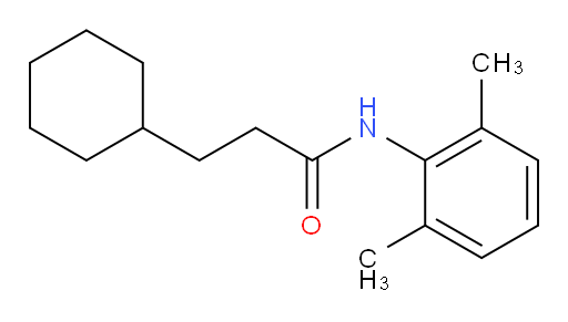 3-cyclohexyl-N-(2,6-dimethylphenyl)propanamide