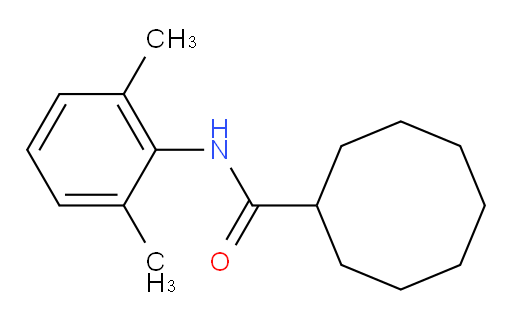 N-(2,6-dimethylphenyl)cyclooctanecarboxamide