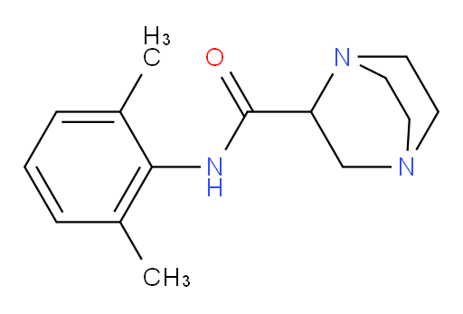 N-(2,6-dimethylphenyl)-1,4-diazabicyclo[2.2.2]octane-2-carboxamide