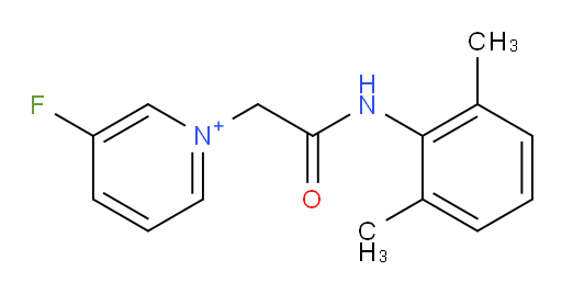 1-(2-((2,6-dimethylphenyl)amino)-2-oxoethyl)-3-fluoropyridin-1-ium
