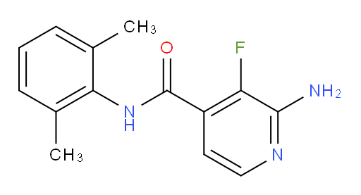 2-amino-N-(2,6-dimethylphenyl)-3-fluoroisonicotinamide