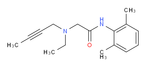 2-(but-2-yn-1-yl(ethyl)amino)-N-(2,6-dimethylphenyl)acetamide