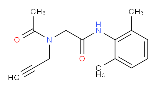 N-(2,6-dimethylphenyl)-2-(N-(prop-2-yn-1-yl)acetamido)acetamide