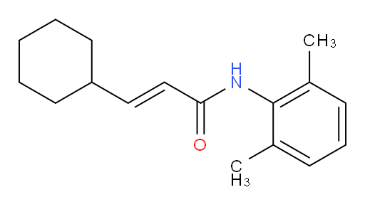(E)-3-cyclohexyl-N-(2,6-dimethylphenyl)acrylamide