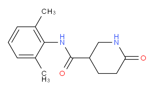 N-(2,6-dimethylphenyl)-6-oxopiperidine-3-carboxamide