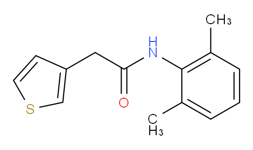 N-(2,6-dimethylphenyl)-2-(thiophen-3-yl)acetamide