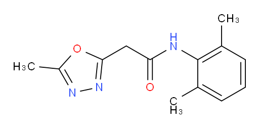 N-(2,6-dimethylphenyl)-2-(5-methyl-1,3,4-oxadiazol-2-yl)acetamide