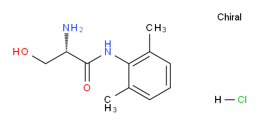 (S)-2-amino-N-(2,6-dimethylphenyl)-3-hydroxypropanamide hydrochloride
