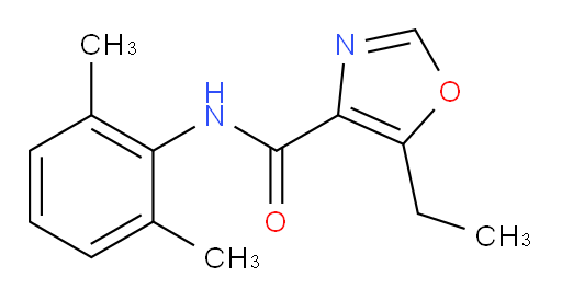 N-(2,6-dimethylphenyl)-5-ethyloxazole-4-carboxamide