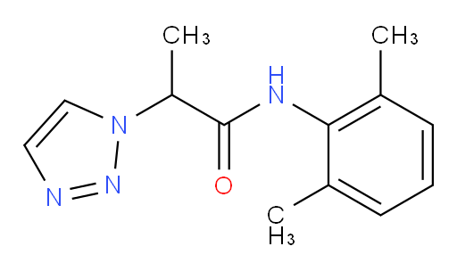 N-(2,6-dimethylphenyl)-2-(1H-1,2,3-triazol-1-yl)propanamide