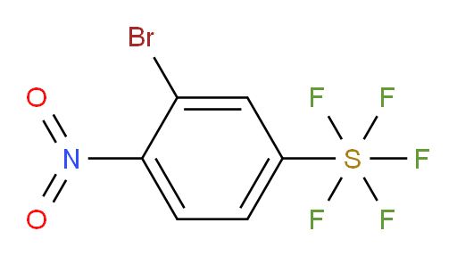 (3-bromo-4-nitrophenyl)sulfur pentafluoride