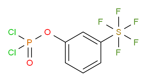 3-(pentafluoromercapto)phenyl phosphorodichloridate