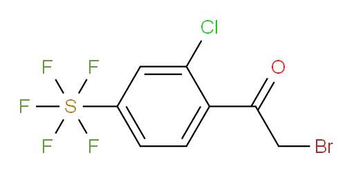 [4-(2-Bromoacetyl)-3-chlorophenyl]sulfur pentafluoride