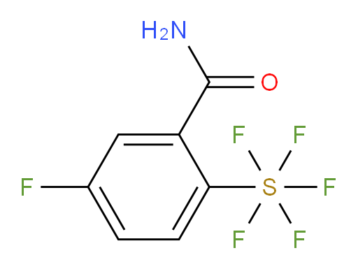 [2-(Aminocarbonyl)-4-fluorophenyl]sulfur pentafluoride