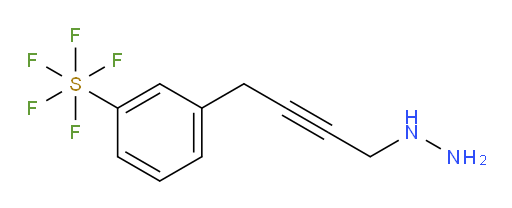 [(4-phenyl-2-butyn-1-yl)hydrazine]sulfur pentafluoride
