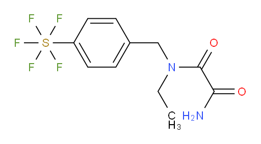 N1-ethyl-N1-(4-(pentafluoromercapto)benzyl)oxalamide