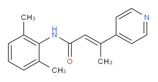(E)-N-(2,6-dimethylphenyl)-3-(pyridin-4-yl)but-2-enamide