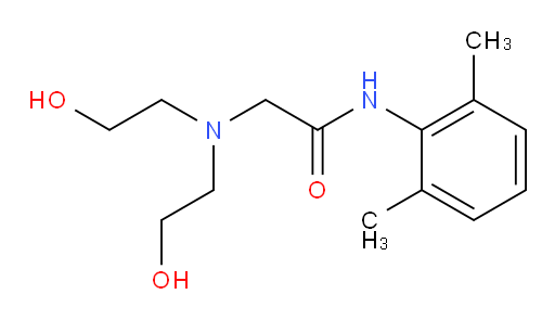 2-(bis(2-hydroxyethyl)amino)-N-(2,6-dimethylphenyl)acetamide