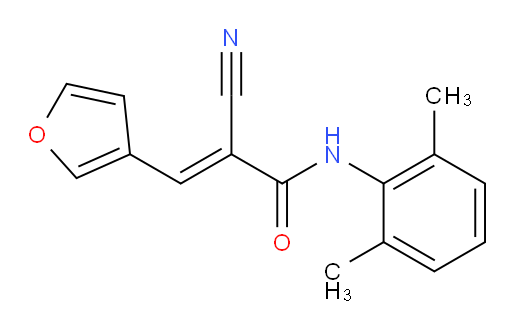 (E)-2-cyano-N-(2,6-dimethylphenyl)-3-(furan-3-yl)acrylamide