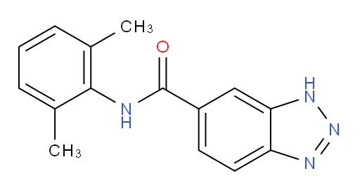 N-(2,6-dimethylphenyl)-1H-benzo[d][1,2,3]triazole-6-carboxamide