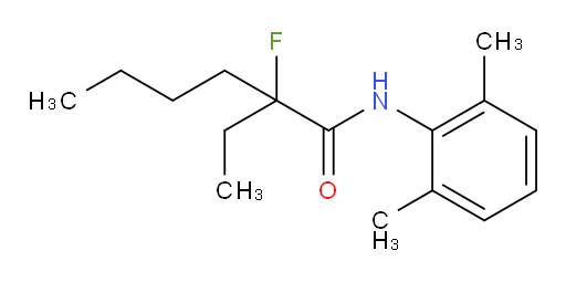 N-(2,6-dimethylphenyl)-2-ethyl-2-fluorohexanamide