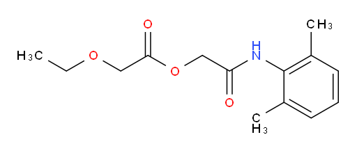 2-((2,6-dimethylphenyl)amino)-2-oxoethyl 2-ethoxyacetate