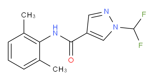 1-(difluoromethyl)-N-(2,6-dimethylphenyl)-1H-pyrazole-4-carboxamide