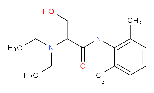 2-(diethylamino)-N-(2,6-dimethylphenyl)-3-hydroxypropanamide