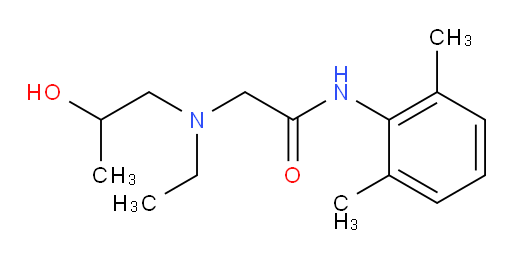 N-(2,6-dimethylphenyl)-2-(ethyl(2-hydroxypropyl)amino)acetamide