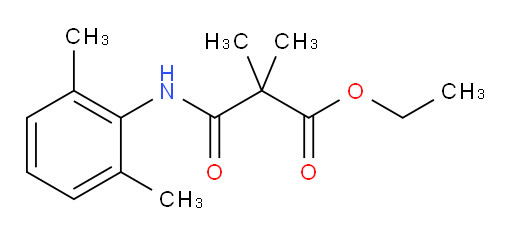 ethyl 3-((2,6-dimethylphenyl)amino)-2,2-dimethyl-3-oxopropanoate