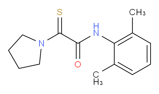 N-(2,6-dimethylphenyl)-2-(pyrrolidin-1-yl)-2-thioxoacetamide