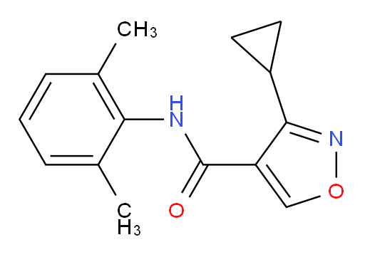 3-cyclopropyl-N-(2,6-dimethylphenyl)isoxazole-4-carboxamide