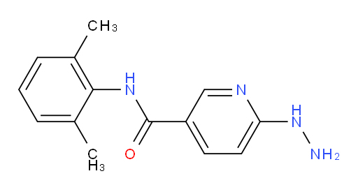 N-(2,6-dimethylphenyl)-6-hydrazinylnicotinamide