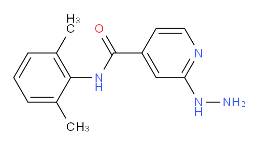 N-(2,6-dimethylphenyl)-2-hydrazinylisonicotinamide
