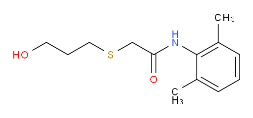 N-(2,6-dimethylphenyl)-2-((3-hydroxypropyl)thio)acetamide