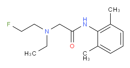 N-(2,6-dimethylphenyl)-2-(ethyl(2-fluoroethyl)amino)acetamide