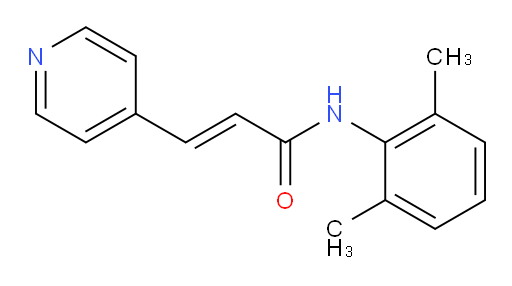 (E)-N-(2,6-dimethylphenyl)-3-(pyridin-4-yl)acrylamide